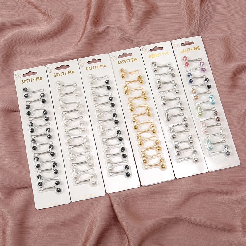 12pcs/Bag Muslim Hijab Pins Sc - Ethnic Modern Fashion 评论和价格