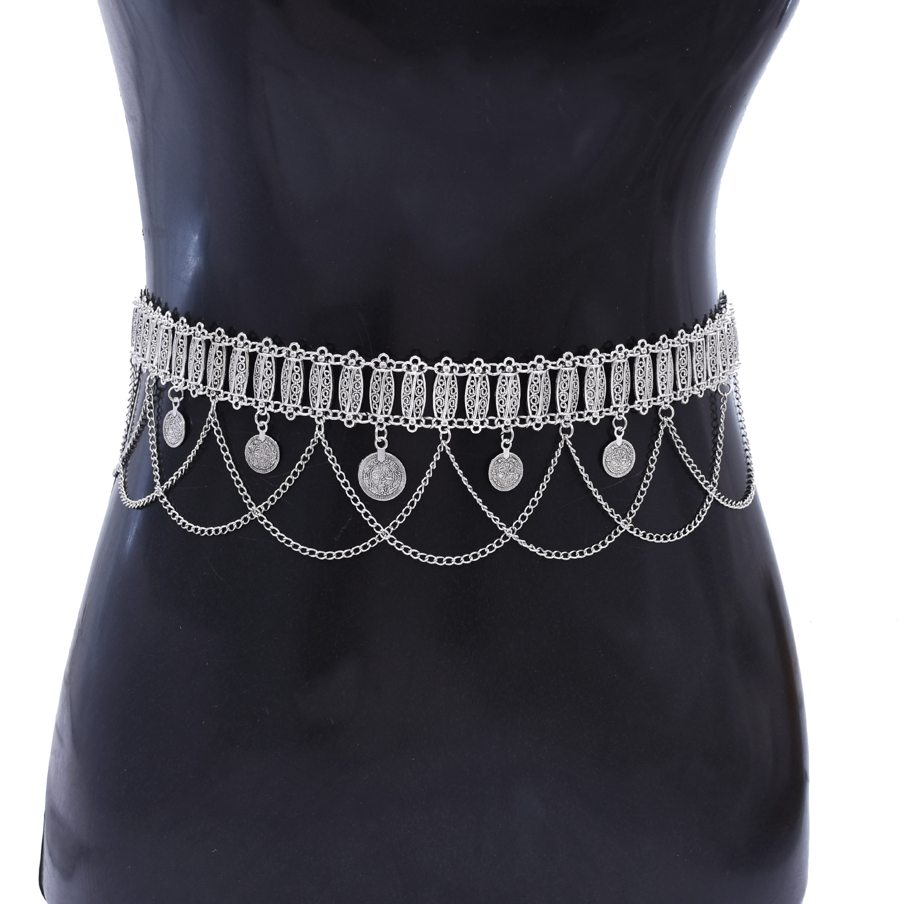 Niche Retro Design Silver Carv - Ethnic Fashion Co In 评论和价格