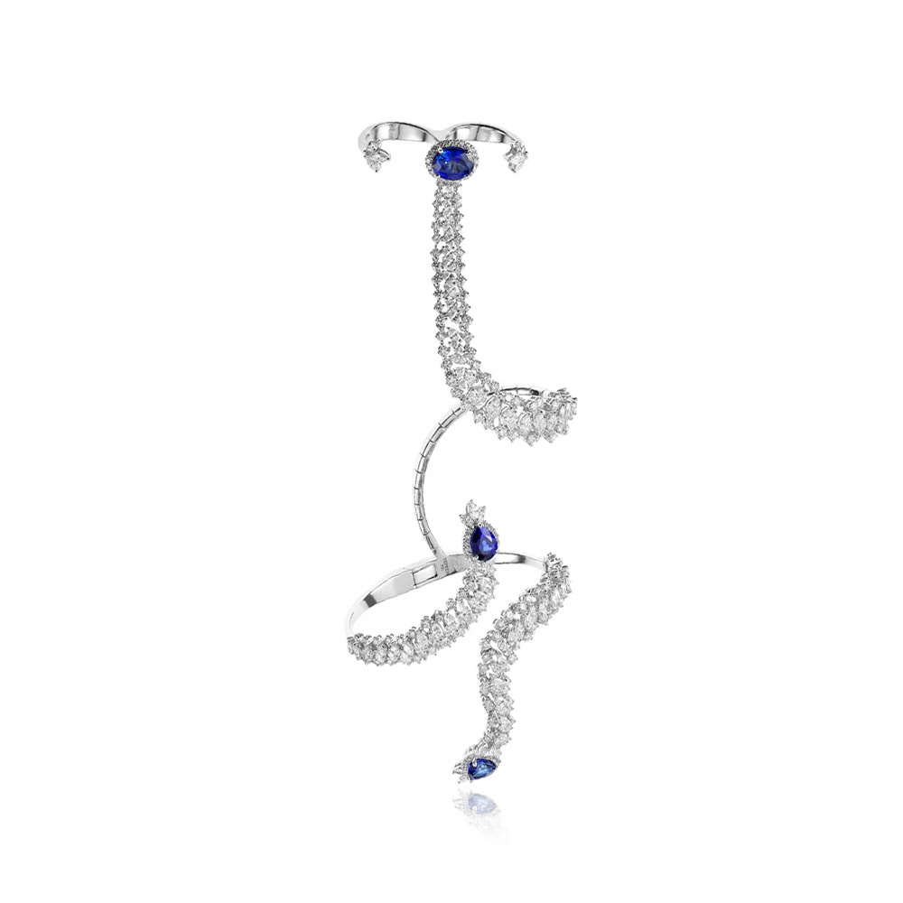 Stonefans Personality Snake Sh - Ethnic Fashion India 评论和价格