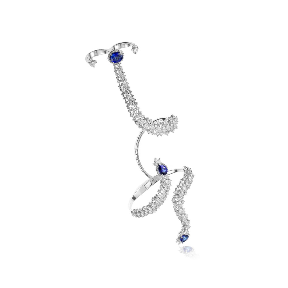 Stonefans Personality Snake Sh - Ethnic Fashion India 评论和价格
